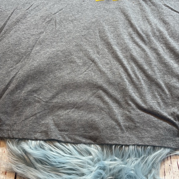 CATHERINES Sequin Penguin Graphic Grey Quarter Sleeve Top sz 4X - Picture 7 of 10